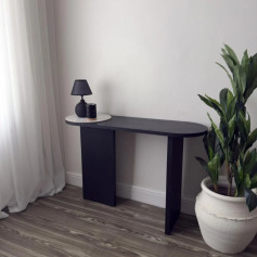 مدخل كونسول خشب مع قطعة رخام بعدة اللوان عصري وحديث