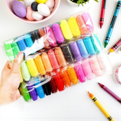 صلصال فوم ملون سحري مجموعة صلصال للحبة 