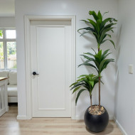 شجرة الذرة الصناعية الفاخرة - ارتفاع 160 سم: مركن باللون الاسود