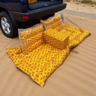 Elegant 4-Piece Shalki Floor Seating Set in Various Colors