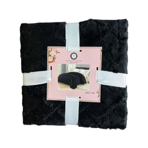 بطانية فرو نفرين ناعمة مربع بعدة اللوان 