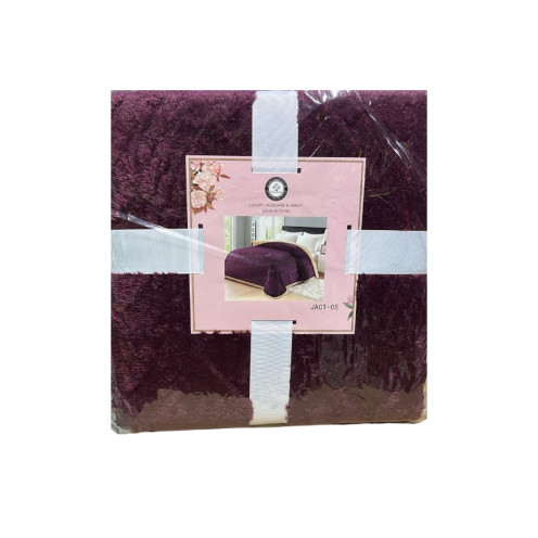 بطانية فرو نفرين ناعمة مربع بعدة اللوان 