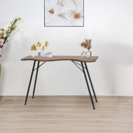 طاولة مدخل بتصميم فريد باللون البني مقاس 120 سم  