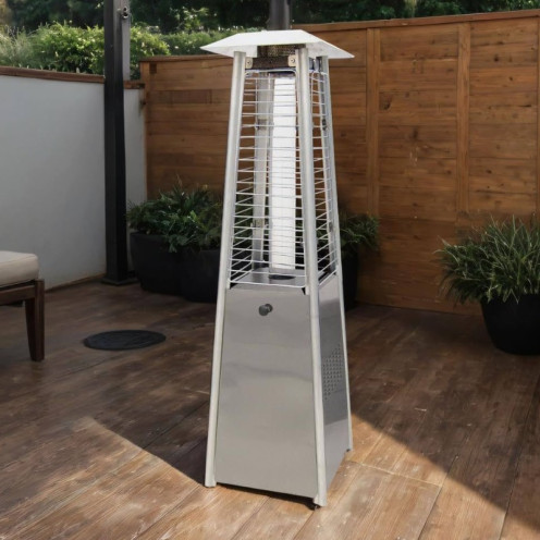 دفاية الفناء الهرمية الكبيرة الأناقة والدفء عالية الجودة