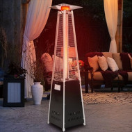 دفاية خارجية هرمية  جهاز تدفئة أنيق وقوي مصمم خصيصًا  للحدئق والمطاعم 