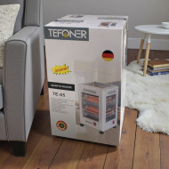 دفاية كهربائية بقوة 2000  واط 4 اوجهه مصممة لتوفير تدفئة شاملة ومريحة. 