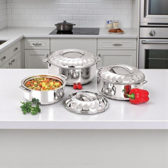 طقم حافظات الطعام المصنوعة من الستانلس ستيل عالية الجودة