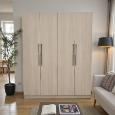 دولاب ملابس ٤ باب حديث بارتفاع 200سم بعدة اللوان