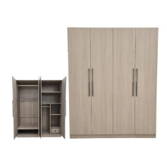 دولاب ملابس ٤ باب حديث بارتفاع 200سم بعدة اللوان