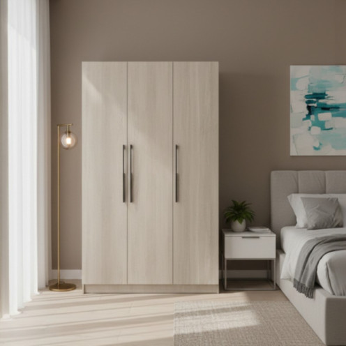 دولاب ملابس ٣ باب بحديث بارتفاع 200سم بعدة اللوان