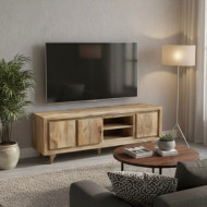 High-quality Indian natural wood TV/plasma stand, 180 cm, available in several colors
