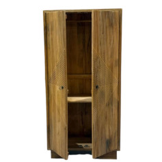 دولاب عدة استخدامات خشب طبيعي هندي ارتفاع 180سم عدة اللوان 