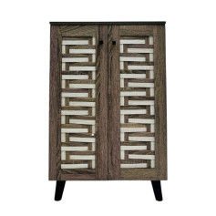 دولاب احذية 2 باب ماليزي حديث وانيق ارتفاع 91 سم بعدة اللوان 