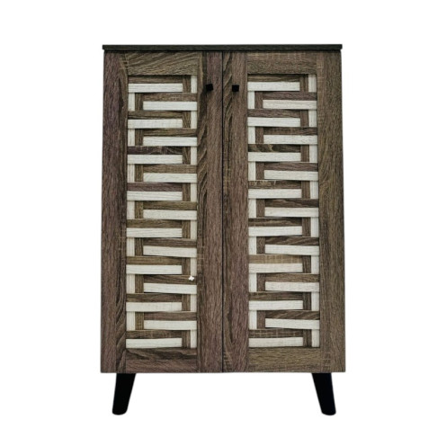 دولاب احذية 2 باب ماليزي حديث وانيق ارتفاع 91 سم بعدة اللوان