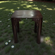 طاولة مفرد حديد عالية الجودة للجلسات الخارجية