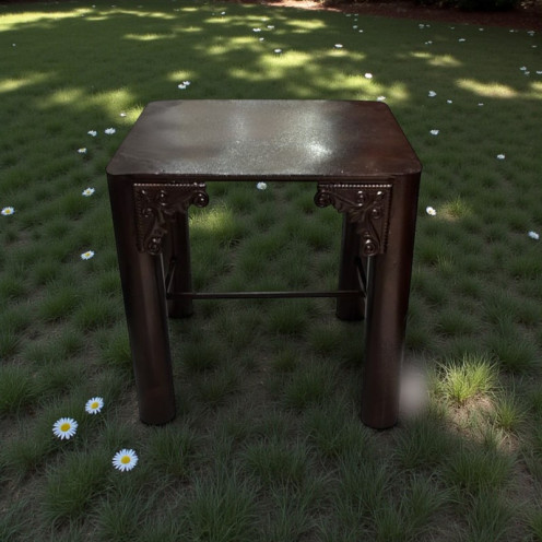 طاولة مفرد حديد عالية الجودة للجلسات الخارجية