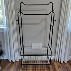 Modern clothes rack and storage stand in several colors