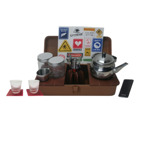 بكج الشاي المتكامل 14 في 1 حديثة حقيبة أدوات احترافية للبر والرحلات