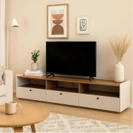 Elegant 160cm Plasma TV Stand with Three Drawers and Shelves - A Unique and Modern Design