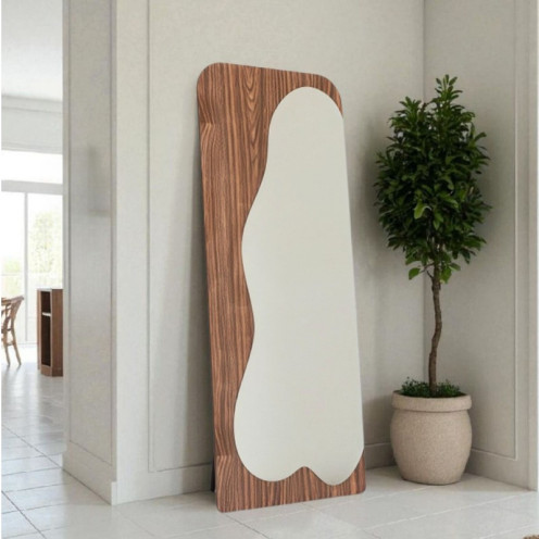 مرايا ديكور ارضية 170*70 سم مع استاند باللون البني