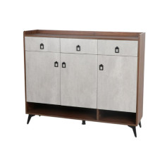 دولاب كوفي خشب فاخر 120×32×100- بـ6 ادراج برفوف