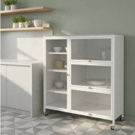 Modern and stylish multi-purpose wardrobe in various colors, 100*38*115