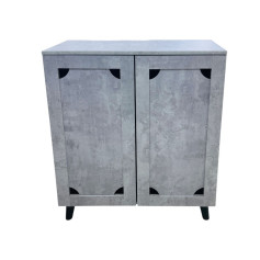 دولاب احذية ماليزي خشب متعدد الاستخدامات 2 باب بعدة اللوان