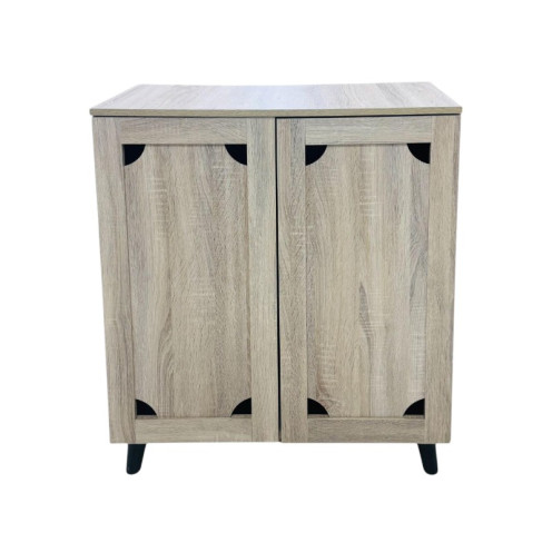 دولاب احذية ماليزي خشب متعدد الاستخدامات 2 باب بعدة اللوان