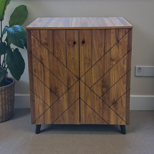 دولاب احذية ماليزي خشب 2 باب حديث وعصري بعدة اللوان 