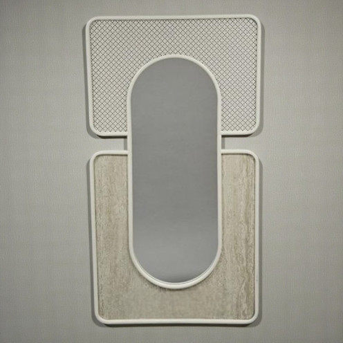 مرايا جدارية عصرية بتمصميم مميز 130*70سم