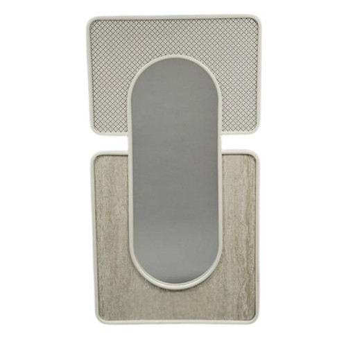 مرايا جدارية عصرية بتمصميم مميز 130*70سم