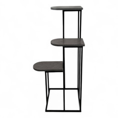 Rose stand inserted three floors with iron structure and wood surface