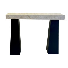 طاولة كونسول مدخل مودرن يجمع بين الفخامة والبساطة بعدة اللوان