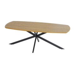  طاولة مفرد خشب حديث وانيق موردن بقواعد حديد بعدة اللوان 