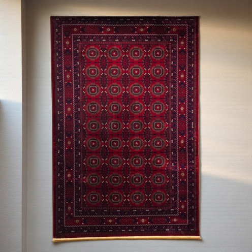 سجاد تركي فاخر و كلاسيك باللوان حمراء غامقة  بمقاس 3 * 2  متر 