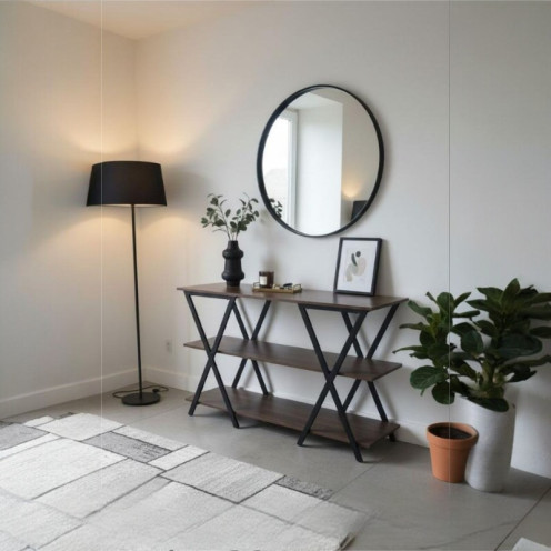 مدخل كونسول ثلاث دور فاخر بقواعد حديد بعدة اللوان 120سم