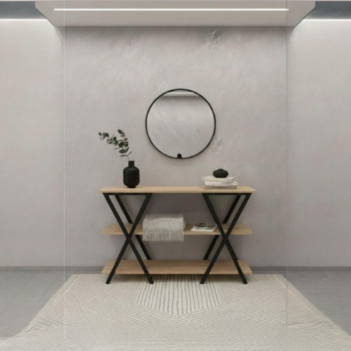 مدخل كونسول ثلاث دور فاخر بقواعد حديد بعدة اللوان 120سم