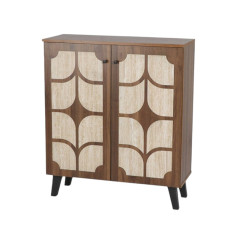 خزانة ، جزامة أحذية ببابين بتصميم فاخر خشبي