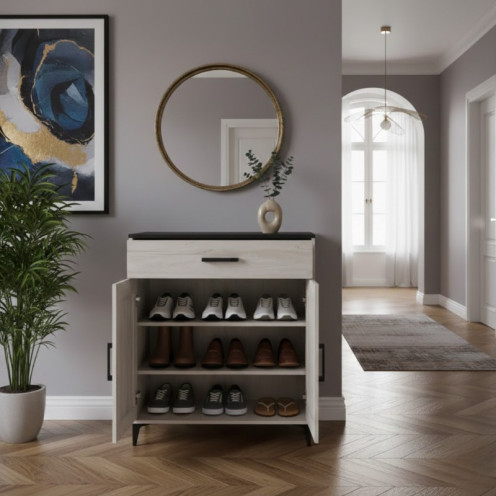 دولاب جزامة ماليزي أنيق ابيض 80*95*40 سم