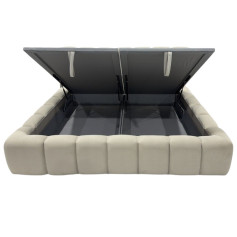 سرير نفرين بوكلية بتخزين بالاسفل بجودة عالية بمقاس مترين في مترين بعدة اللوان 