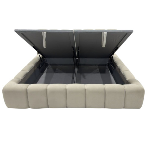 سرير نفرين بوكلية بتخزين بالاسفل بجودة عالية بمقاس مترين في مترين بعدة اللوان 