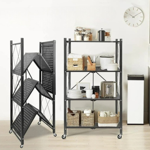 ستاند تخزين اربع ارفف حديد حديث عالي الجودة بعدة اللوان 