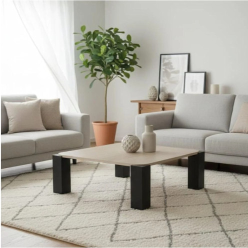 طاولة خدمة انيقة بتصميم مميز بعدة اللوان مقاتس ١٠٠*١٠٠*٤٥سم