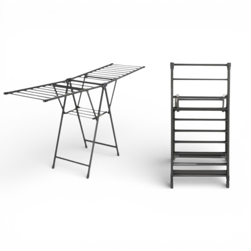 منشر غسيل قابل للطي دورين بعدة اللوان 185سم