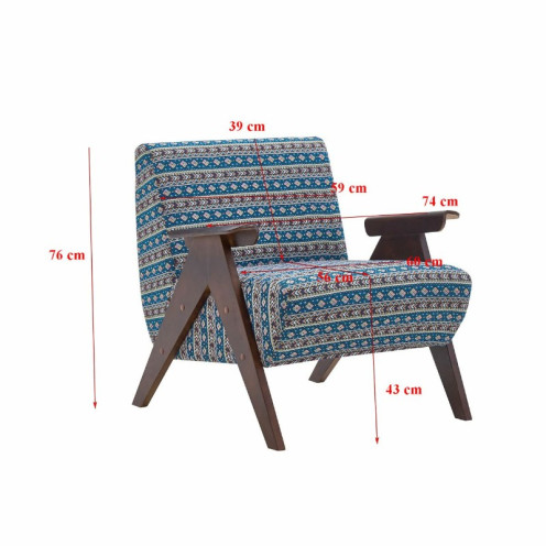 كرسي فاخر مفرد : لمسة تراثية بروح عصرية بعدة اللوان