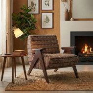 A luxurious single chair: a heritage touch with a modern spirit in several colors