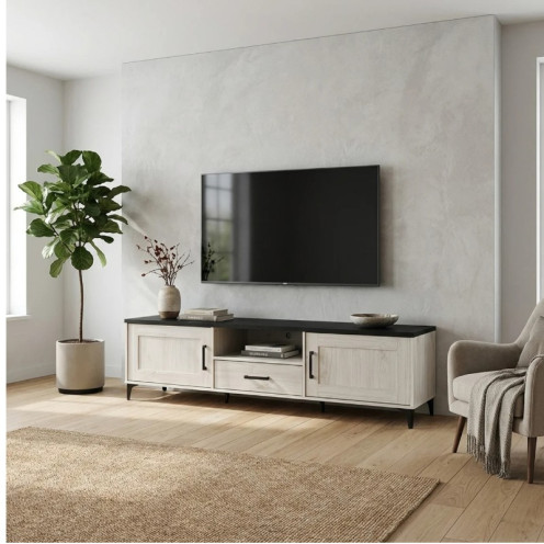 طاولة بلازما تلفزيون ماليزي فاخرة وحديثة مقاس 200سم 