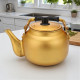 هذا إبريق شاي من الألومنيوم باللون الذهبي 1 لتر