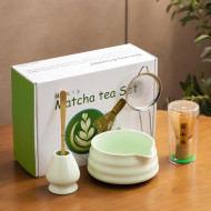 5-Piece Ceramic Matcha Brewing Kit