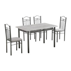 طاولة طعام خشبي بـ4 كراسي عالية الجوده بعدة اللوان